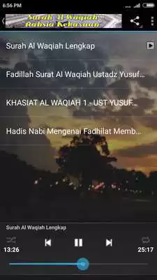 Play {MP3}Al Waqiah_Amalan Kekayaan